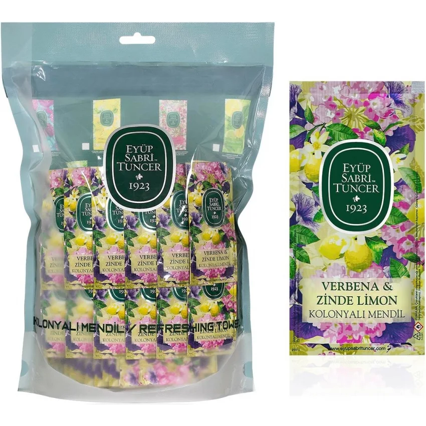 Eyüp Sabri Tuncer Verbena & Zinde Limon Kolonyalı Islak Mendil, Küçük Boy, 150li