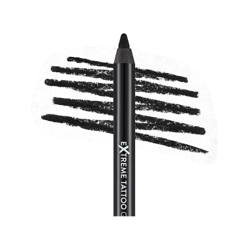 Flormar Kalıcı Jel Dokulu Suya Dayanıklı Göz Kalemi Siyah - Extreme Tattoo Gel Pencil - 006 Onyx