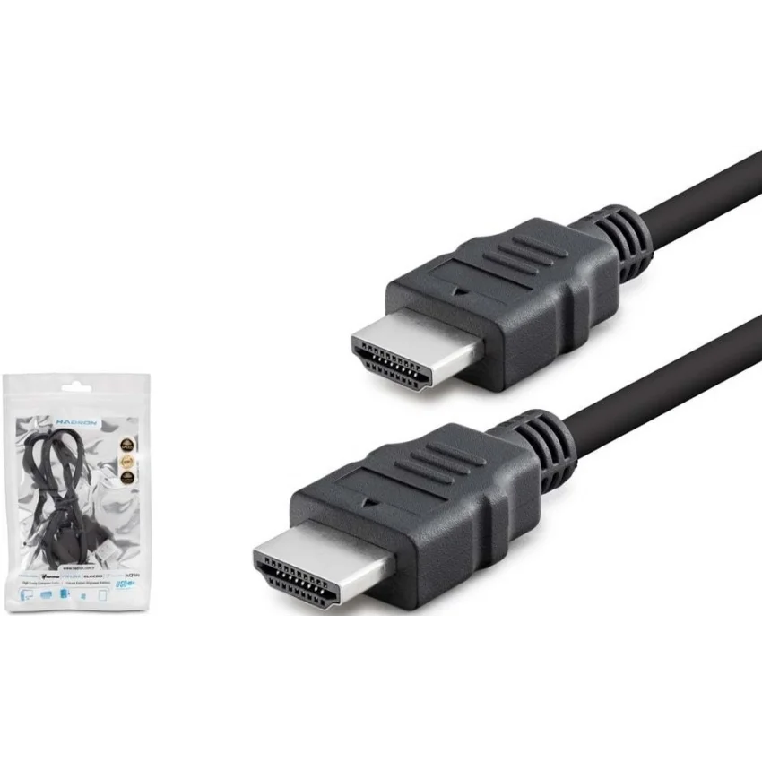 Hadron 0.5 Metre (50 cm) Hdmi Kablo Siyah - HDX2027