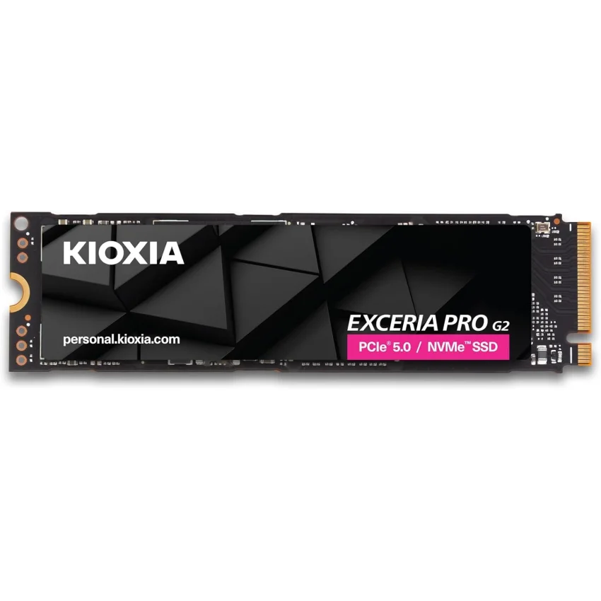 Kioxia Exceria Pro G2 PCIe NVMe Gen5 2TB SSD 14900/13400 MB/sn LVE10Z2T04G8