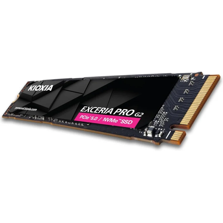 Kioxia Exceria Pro G2 PCIe NVMe Gen5 2TB SSD 14900/13400 MB/sn LVE10Z2T04G8