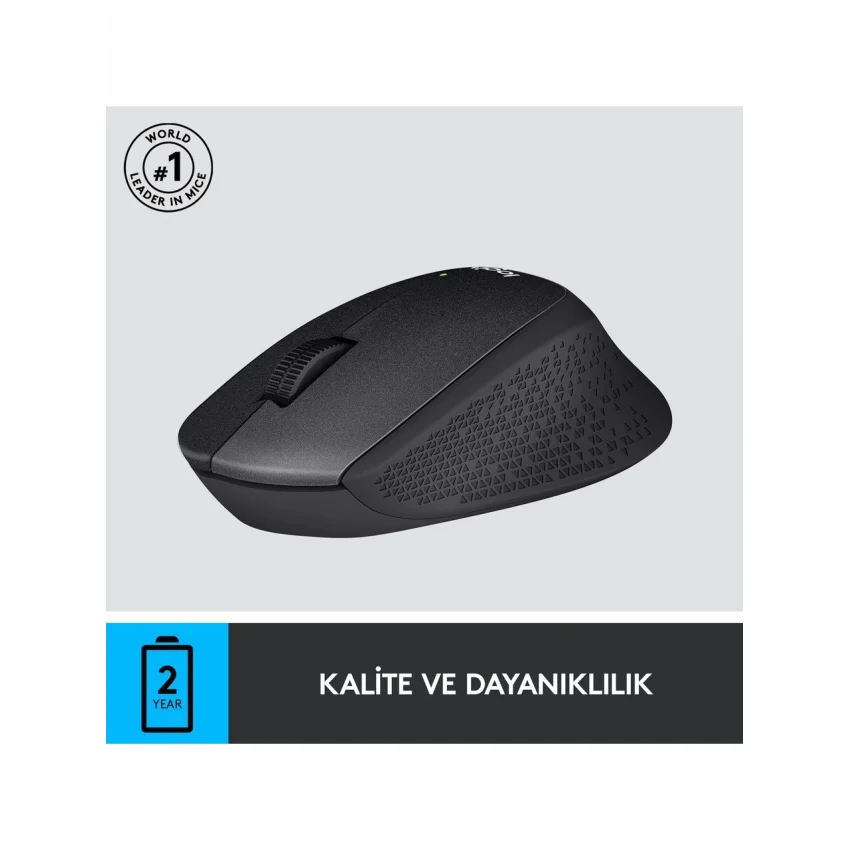 Logitech M330 Silent Plus Sessiz Kablosuz Mouse Siyah 910-004909