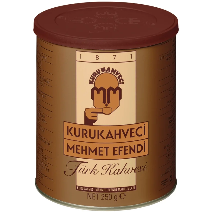 Mehmet Efendi Türk Kahvesi Teneke Kutu 250 gr