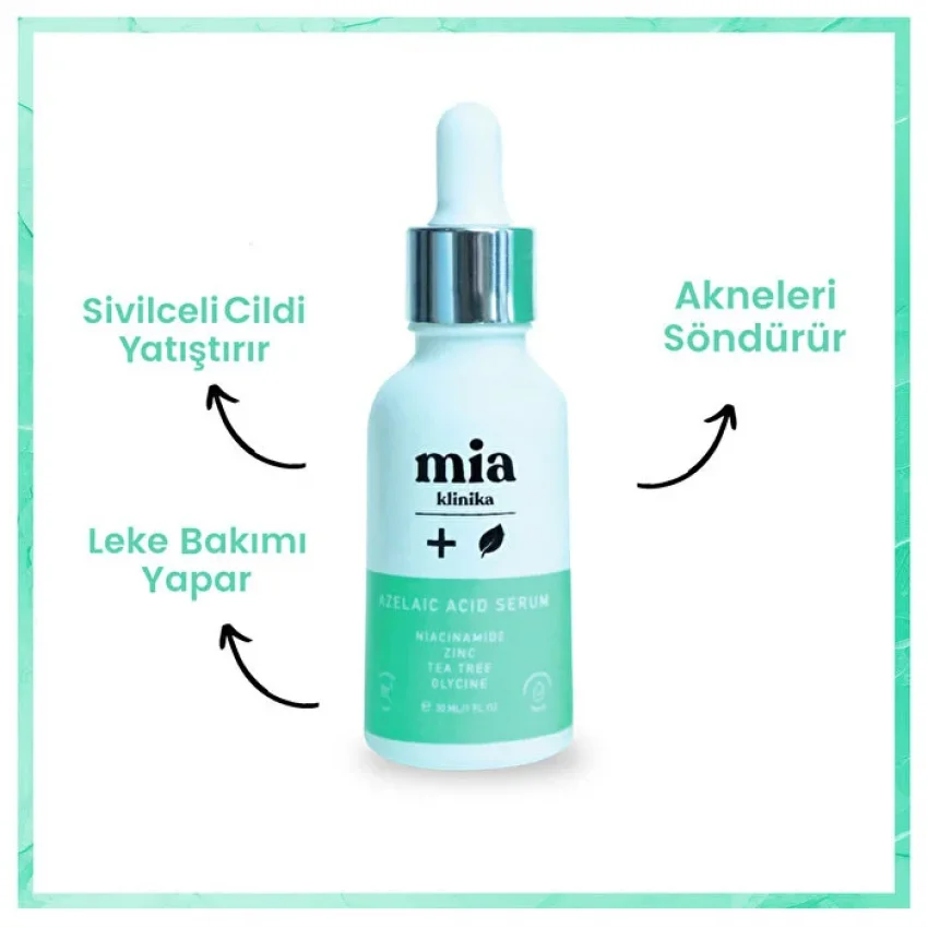 Mia Klinika Sivilce ve Leke Karşıtı Azelaik Asit Serumu 30 ml