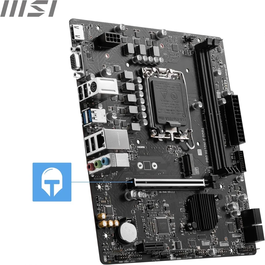 MSI PRO H610M-E DDR4 Intel H610 LGA 1700 3200MHz Anakart