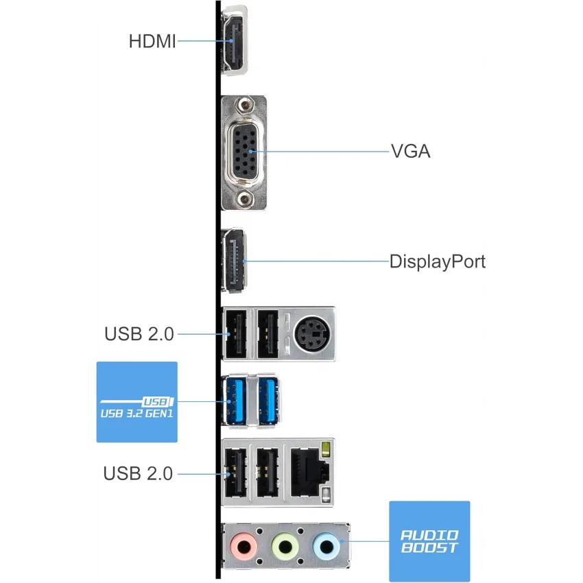 MSI Pro H610M-G Intel LGA1700 DDR4 Micro ATX Anakart