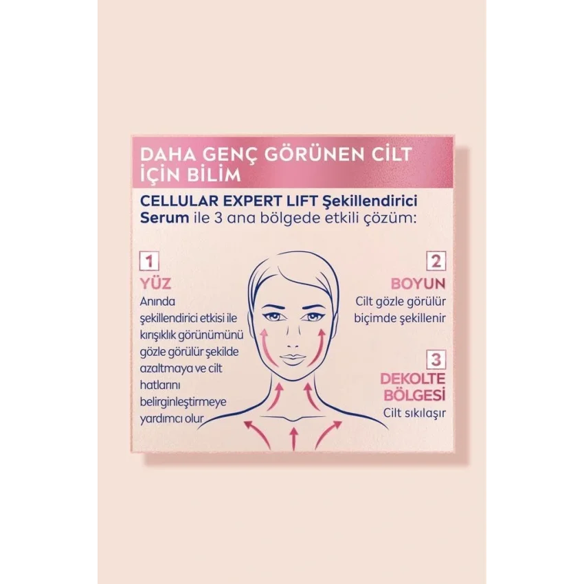 Nivea Cellular Expert Lift Doğal Retinol Alternatifi Saf Bakuchiol İçeren, Kolajen Tetikleyici Kırışıklık Karşıtı Cilt Serumu 30 ml