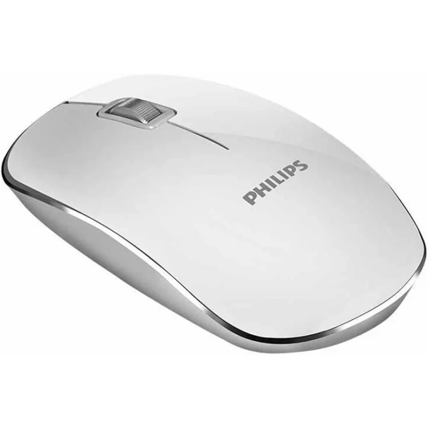 Philips Kablosuz Sessiz Optik Mouse 1600DPI Beyaz SPK7323WS
