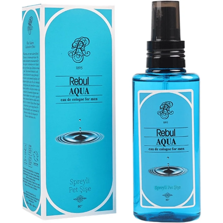 Rebul Aqua Kolonya, Pet Şişe Sprey, 125 ml