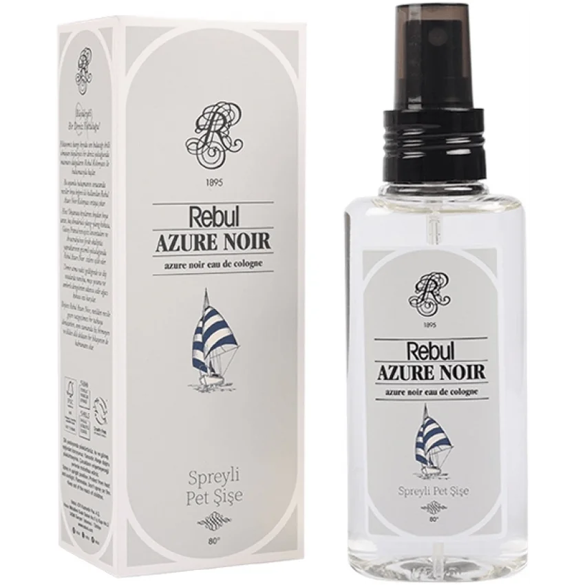 Rebul Azure Kolonya, Pet Şişe Sprey, 125 ml