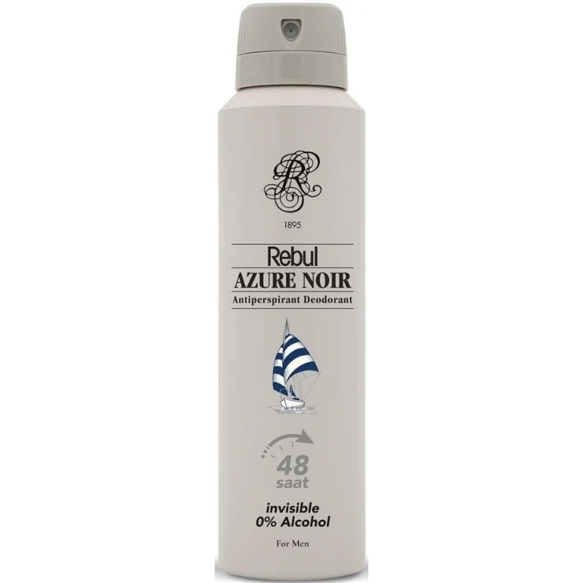 Rebul Azure Noir Erkek Deodorant 48 Saat Etkili 150 ml