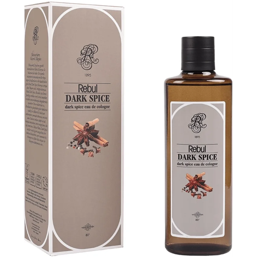 Rebul Dark Spice Kolonya, Cam Şişe, 250 ml