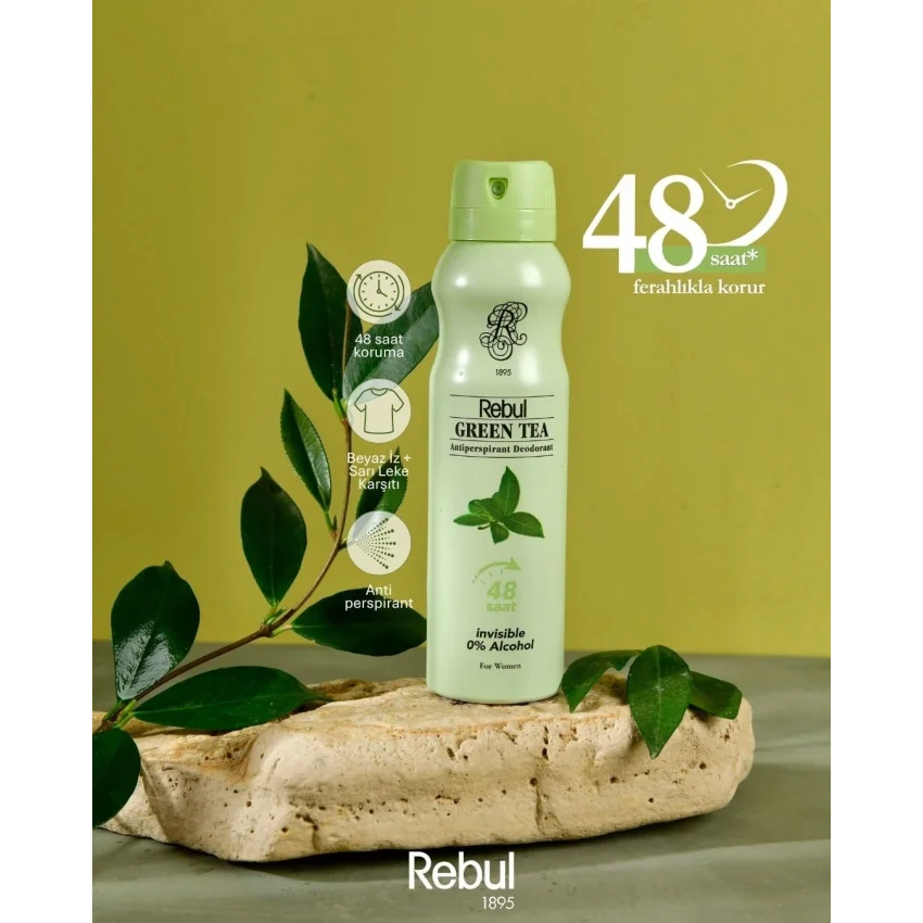Rebul Green Tea Kadın Deodorant 48 Saat Etkili 150 ml