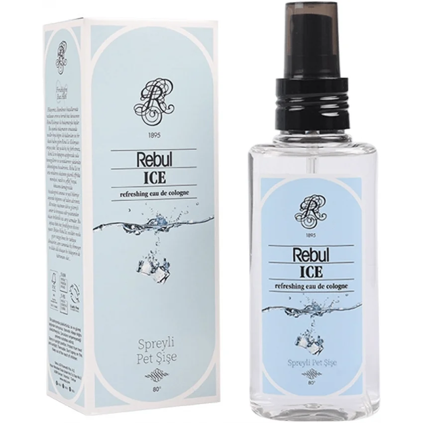 Rebul Ice Kolonya, Pet Şişe Sprey, 125 ml