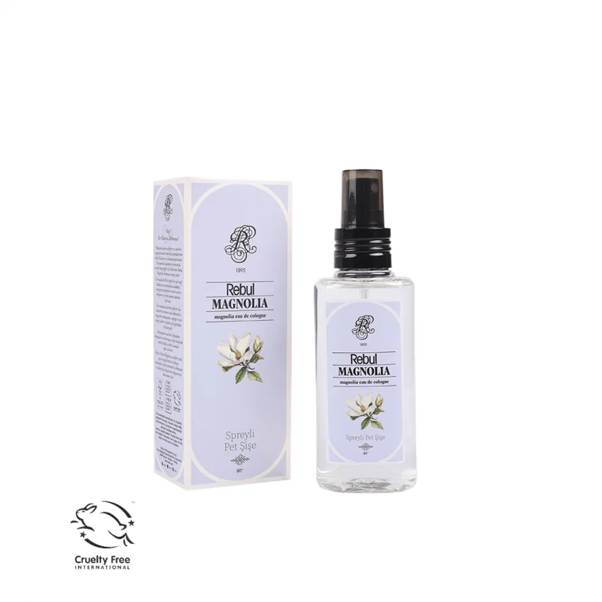 Rebul Magnolia Manolya Kolonya, Pet Şişe Sprey, 125 ml
