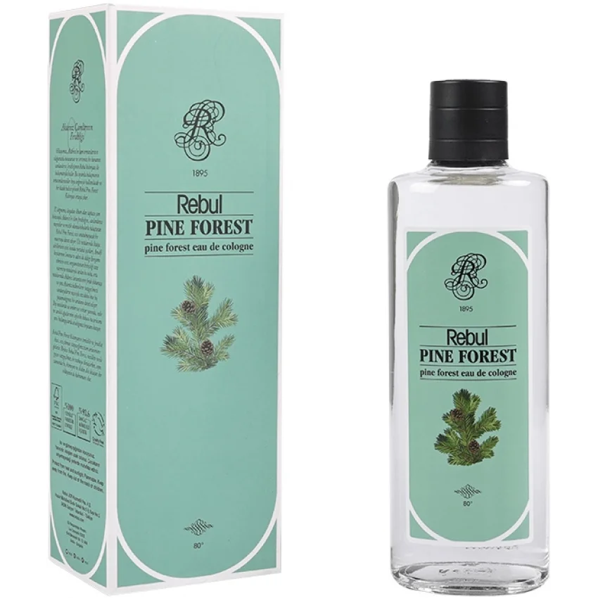 Rebul Pine Forest Orman Çamı Kolonya, Cam Şişe, 250 ml