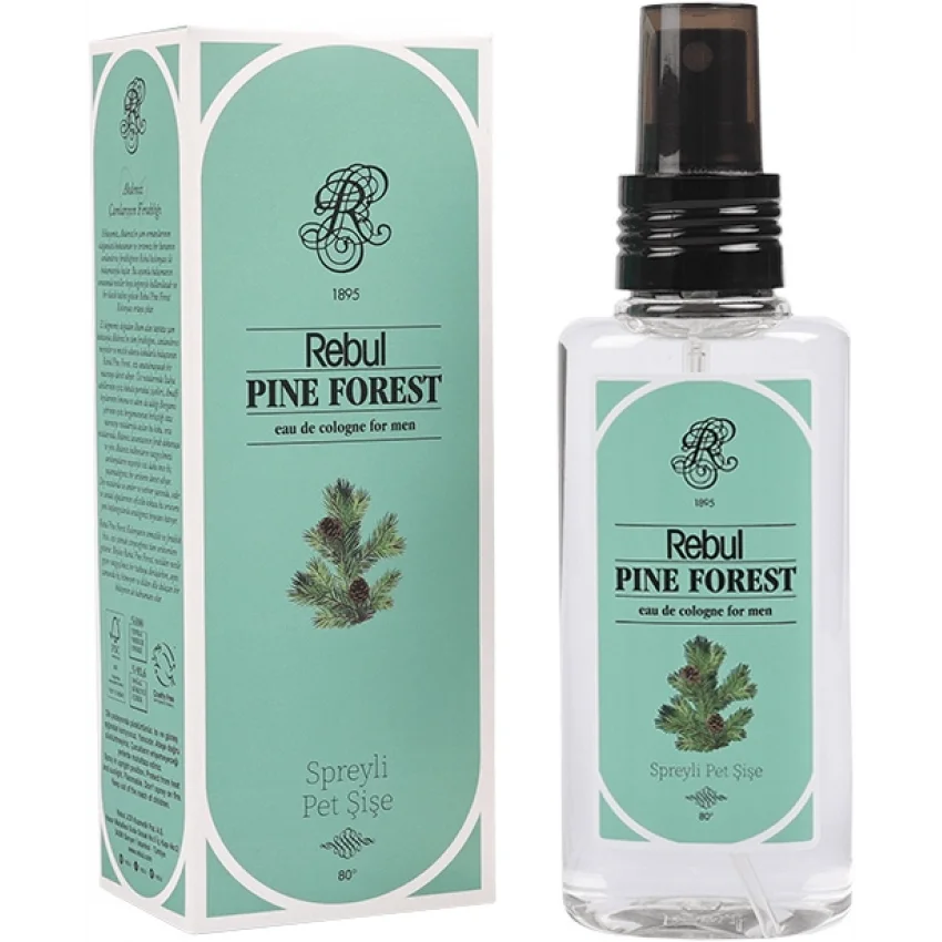Rebul Pine Forest Orman Çamı Kolonya, Pet Şişe Sprey, 125 ml
