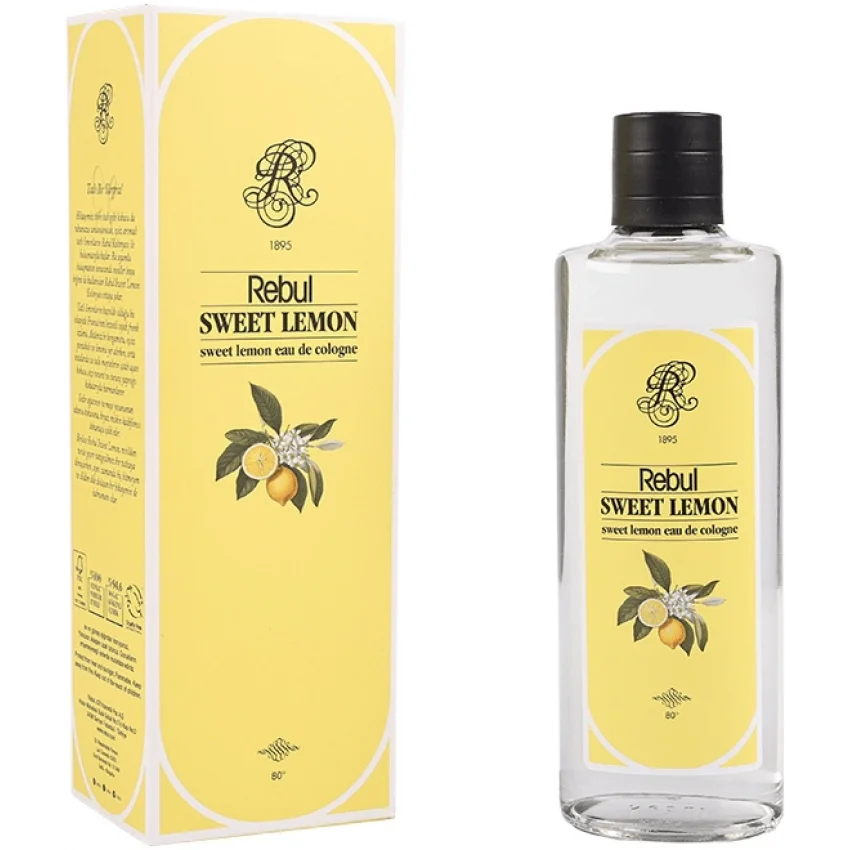 Rebul Sweet Lemon Kolonya, Cam Şişe, 250 ml