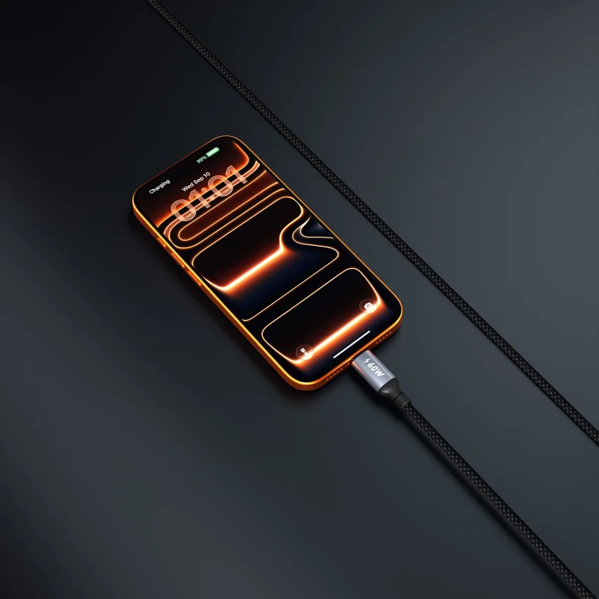 S-link 60W Type-C to Type-C PD Örgülü Şarj Kablosu 1.2m | Armor CC-01