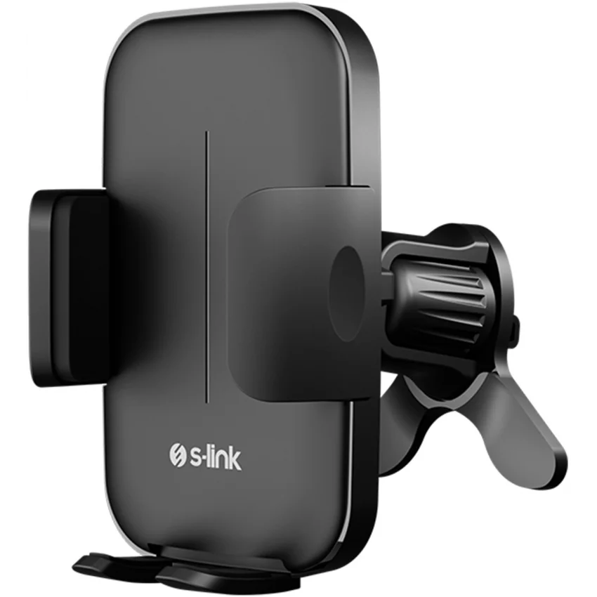S-link Araç Telefon Tutucu Klima Izgara Üzeri Universal Siyah | SL-AT89