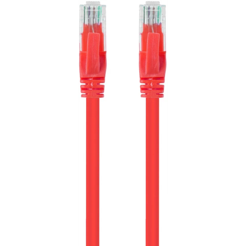 S-link CAT6 Patch Ethernet Kablosu 30cm Kırmızı UTP | SL-CAT6030RE