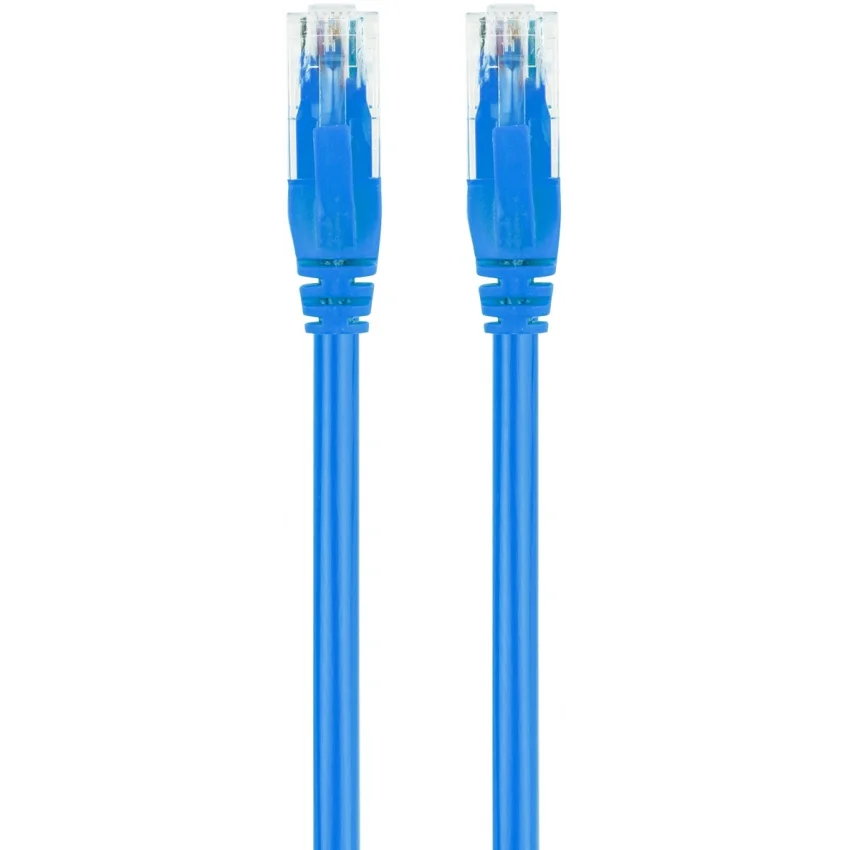 S-link CAT6 Patch Ethernet Kablosu 30cm Mavi UTP | SL-CAT6030BL