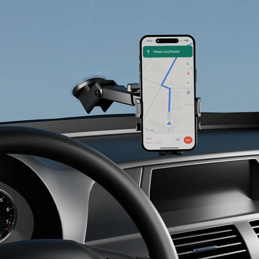 S-link Universal Ayarlanabilir Araç Telefon Tutucu Siyah | SL-AT94
