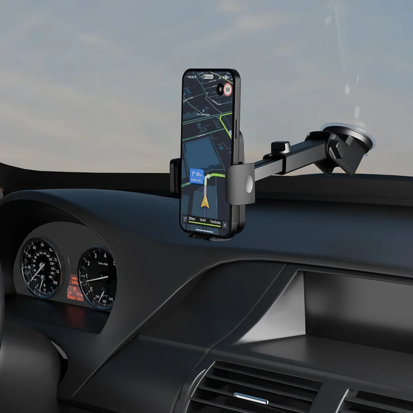S-link Universal Ayarlanabilir Araç Telefon Tutucu Siyah | SL-AT99