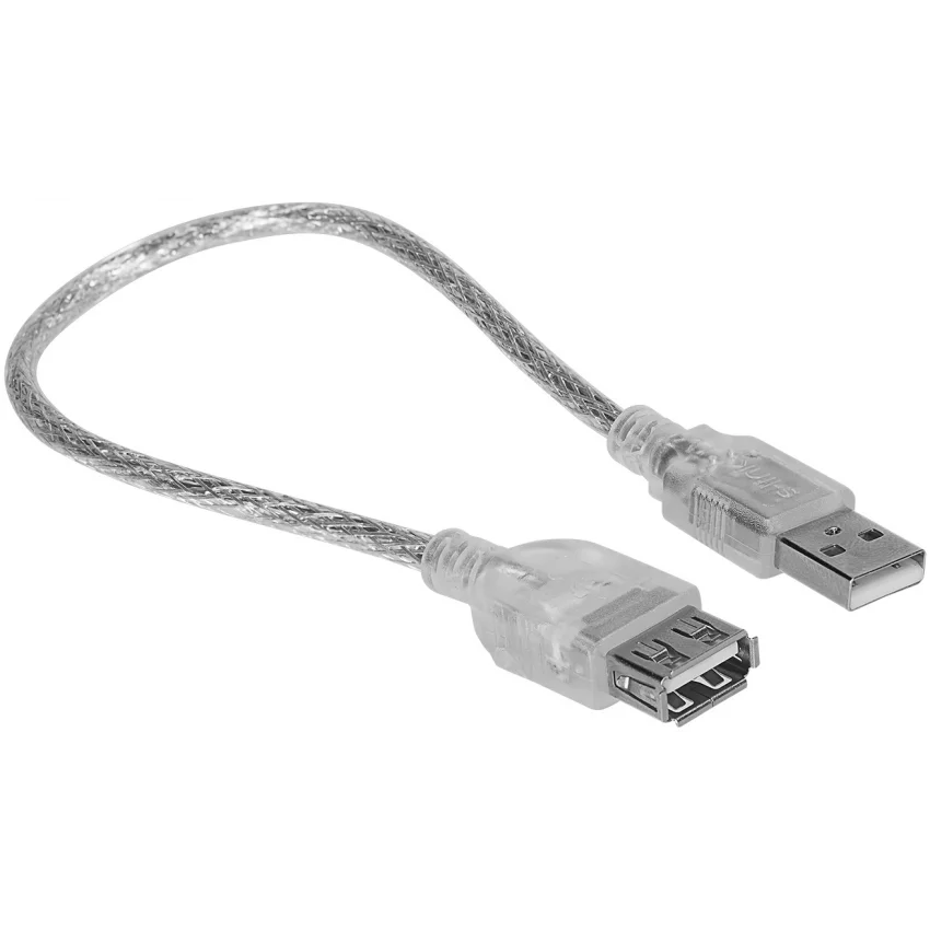 S-link USB 2.0 Uzatma Kablosu 30cm AM to AF Şeffaf | SL-AF30