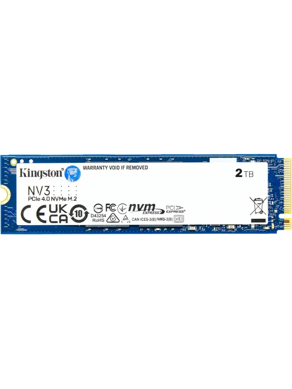 Kingston NV3 2TB NVMe PCIe 4.0 SSD | SNV3S/2000G