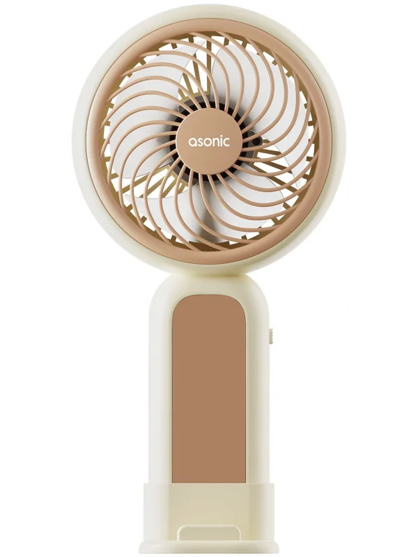 Asonic AFN21 Krem Taşınabilir Vantilatör | El ve Masaüstü Fanı
