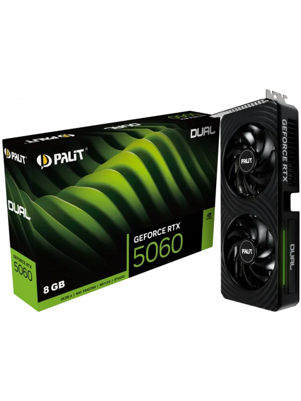 Palit GeForce RTX 5060 Dual 8GB GDDR7 128-Bit Ekran Kartı | NE75060019P1-GB2063D