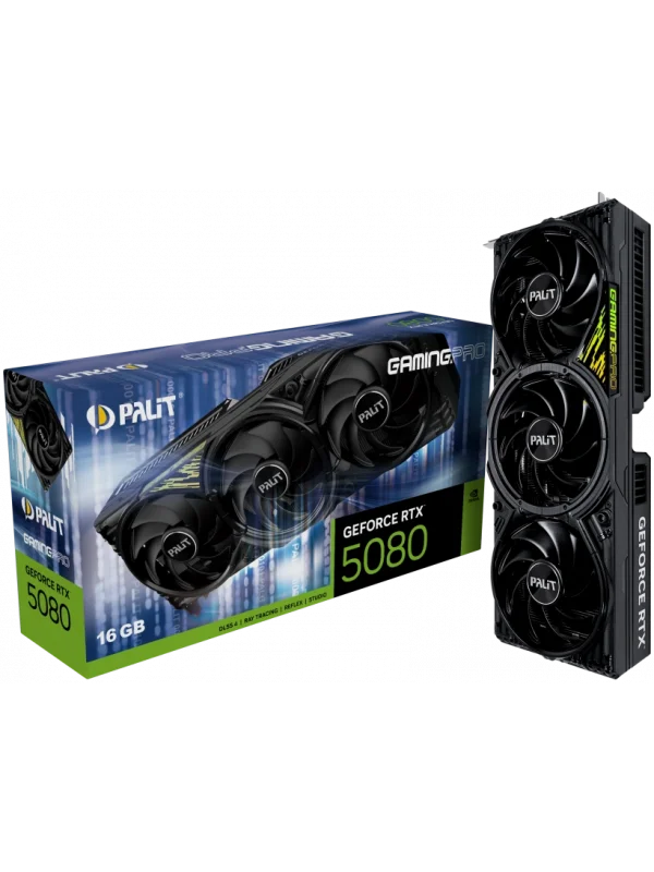 Palit GeForce RTX 5080 GamingPro 16GB GDDR7 256-Bit Ekran Kartı | NE75080019T2-GB2031A