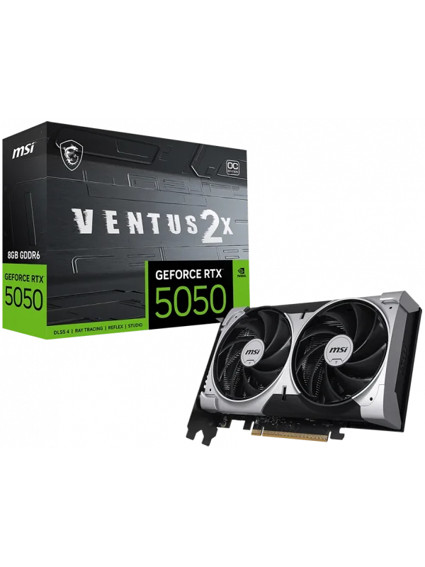 MSI GeForce RTX 5050 8G VENTUS 2X OC 8GB GDDR6 Ekran Kartı