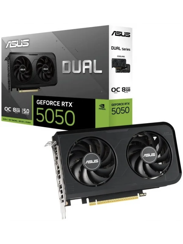 ASUS Dual GeForce RTX 5050 OC Edition 8GB GDDR6 Ekran Kartı | DUAL-RTX5050-O8G
