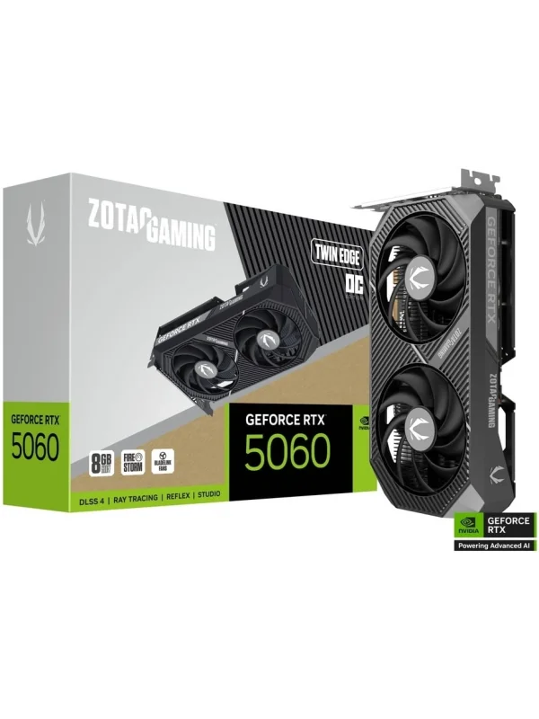 Zotac Gaming GeForce RTX 5060 Twin Edge OC 8GB GDDR7 Ekran Kartı