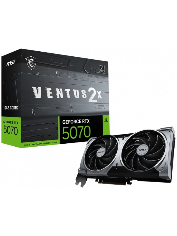 MSI GeForce RTX 5070 12G VENTUS 2X 12GB GDDR7 Ekran Kartı