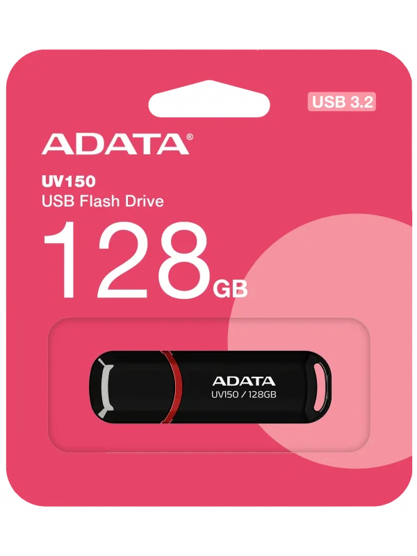 ADATA UV150 128GB Siyah USB 3.2 Flash Bellek | UV150-128GB