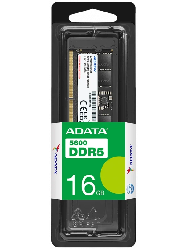 ADATA 16GB DDR5 5600MHz SO-DIMM Notebook RAM | AD5S560016G-S