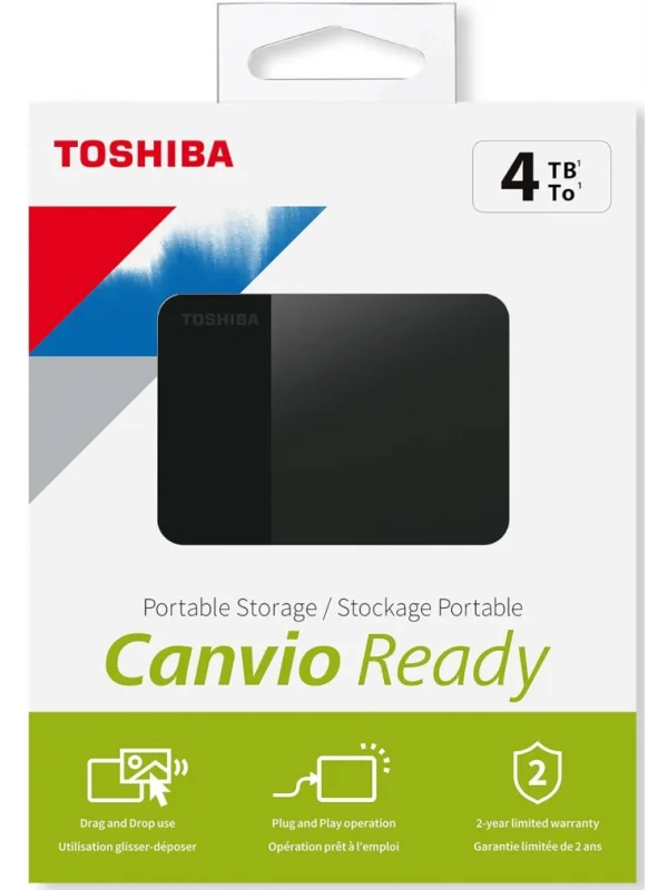 Toshiba Canvio Ready 4TB 2.5 Taşınabilir Harddisk | HDTP340EK3CA