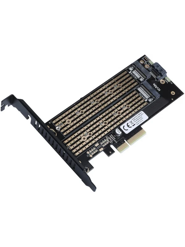 Dark 1xSATA + 2xNVMe M.2 SSD PCI-E Dönüştürücü Kartı - DK-AC-PEM2X2