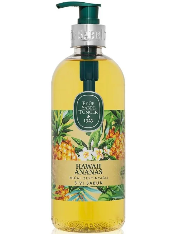 Eyüp Sabri Tuncer Hawaii Ananas Doğal Zeytinyağlı Sıvı Sabun - 500 ml