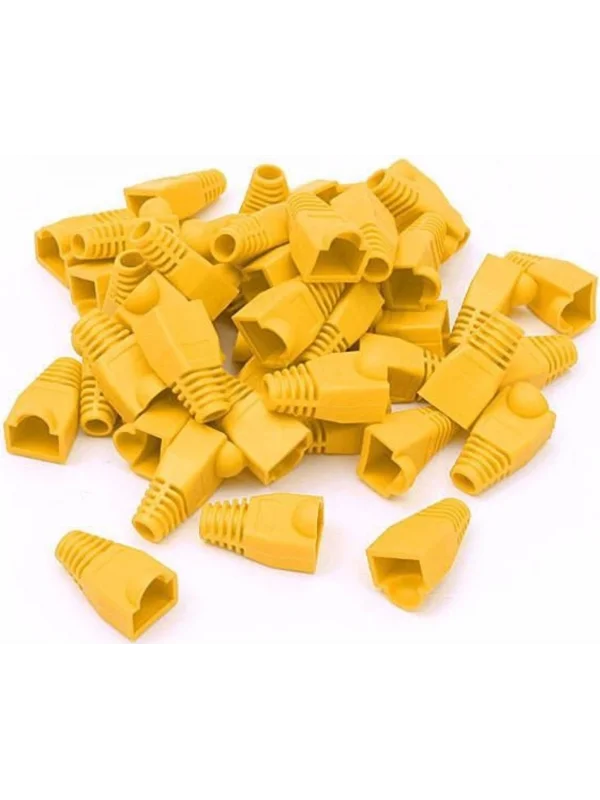 CMR RJ45 Konnektör Koruyucu Kılıf | 25li Paket - Sarı