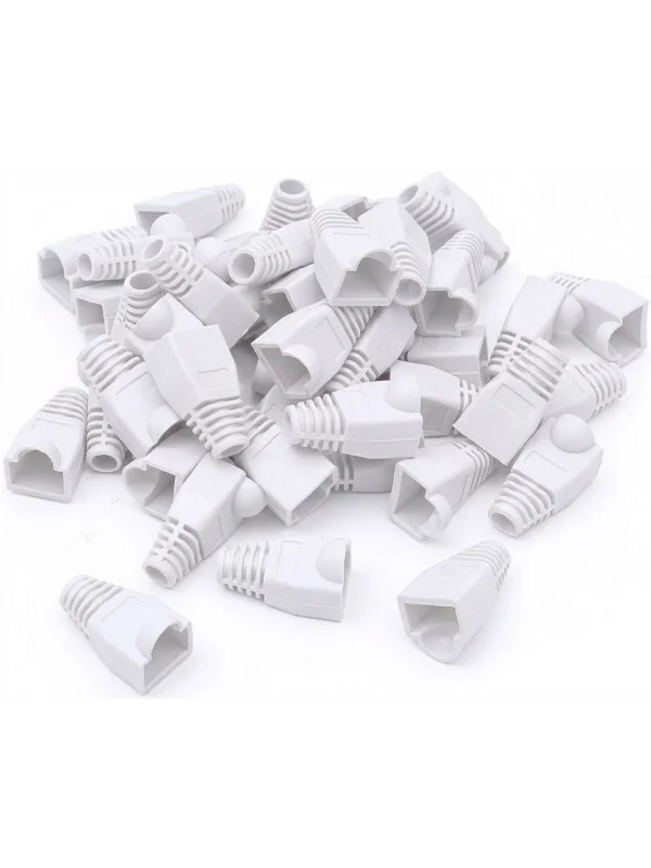 CMR RJ45 Konnektör Koruyucu Kılıf | 25li Paket - Beyaz