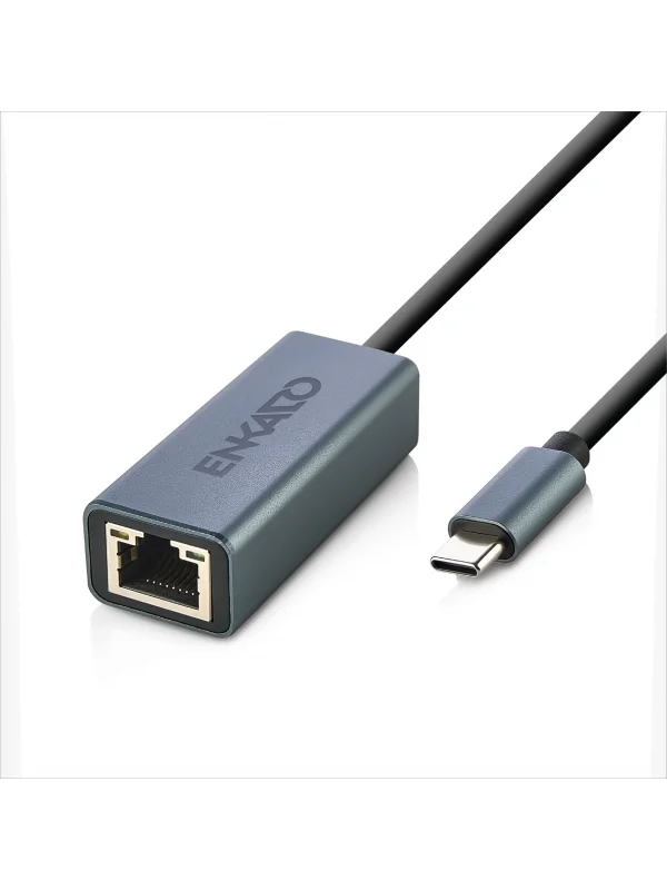 Enkado Type-C Gigabit Ethernet Adaptörü 1000 Mbps | EKD-TP45