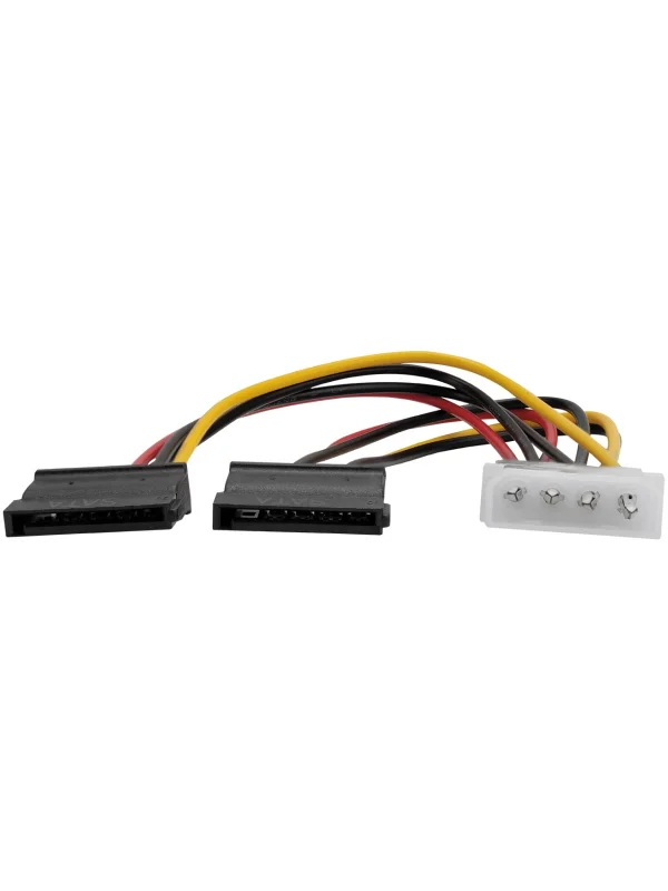 S-link 4 Pin Molexten 2x SATA Güç Çoklayıcı Kablo | SL-P516