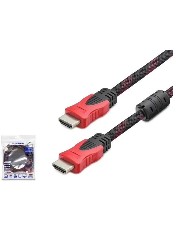 Hadron HDMI Kablo 1.5 Metre 4K 3D Örgülü Filtreli | HDX2012