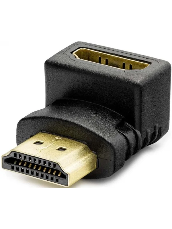 Hadron Hdmi Erkek-Dişi 90 Derece Açılı Adaptör L Tipi - HDX1258