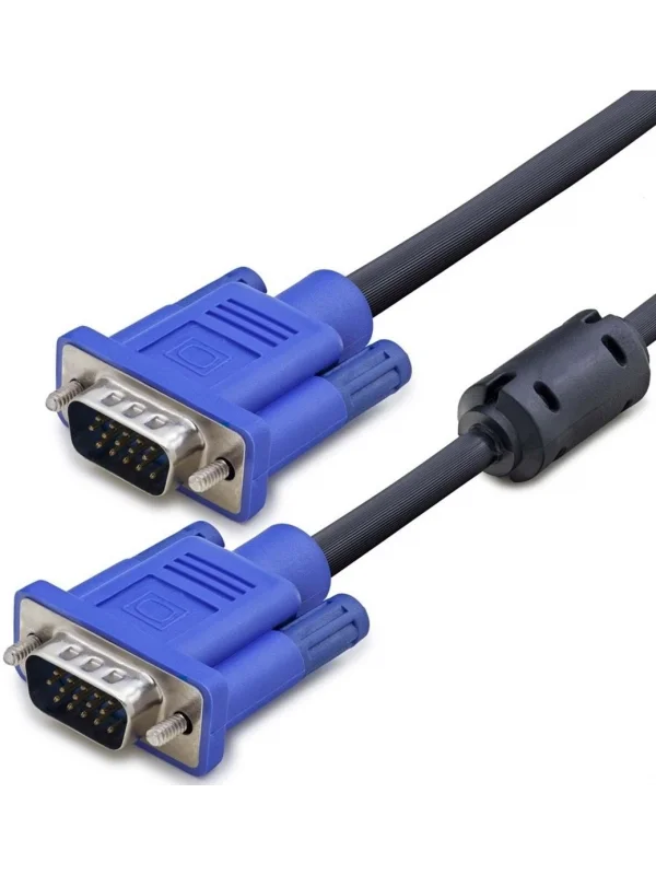 Hadron VGA Monitör Kablosu 1.5 Metre 7.3mm Çift Filtre | HDX7754