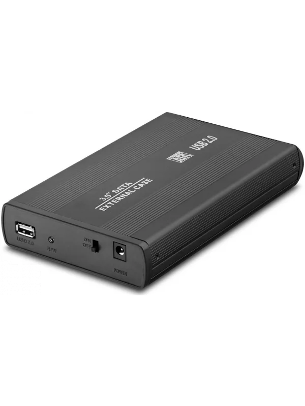 Hadron Harici Harddisk Kutusu 3.5 SATA USB 2.0 Siyah | HDX1753